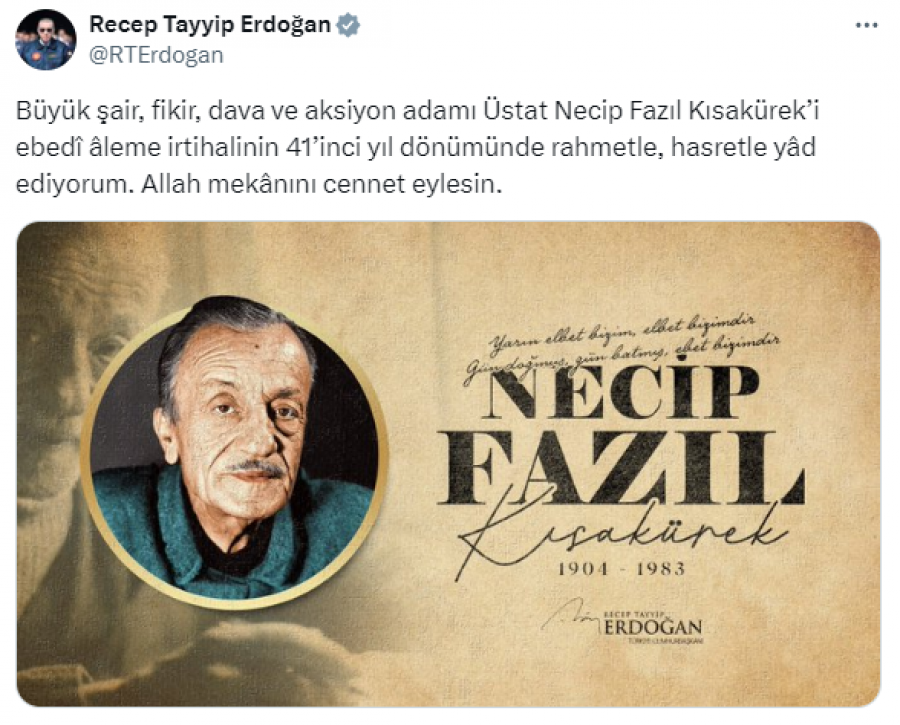 cumhurbaskani erdogan necip fazil kisakureki andi 0