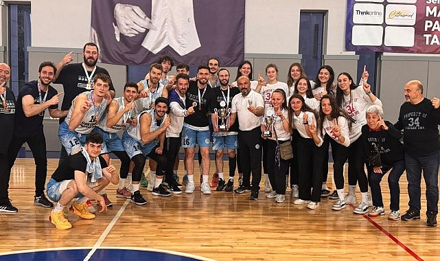 Erkek Basketbol Grubu Avrupa Şampiyonluğu’nu hedefliyor! Üsküdar Üniversitesi Erkek Basketbol takımı Süper Lig Şampiyonu oldu!