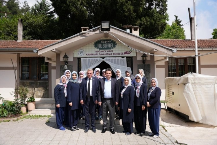 Osmangazi Belediye Başkanı Aydın’dan üreten kadınlara dayanak