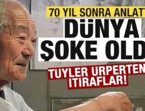 70 Yıl Sonra Gelen İtiraf! Şok Edici Gerçekleri Tek Tek Anlattı