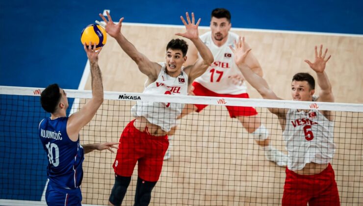 A Milli Erkek Voleybol Grubu, Sırbistan’a 3-1 Yenildi