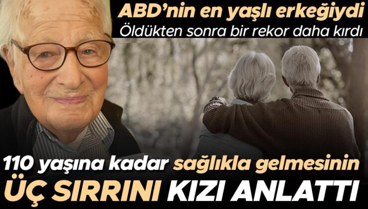 ABD’nin En Yaşlı Erkeğiydi, 110 Yaşına Kadar Sıhhatle Gelmesinin 3 Sırrını Kızı Anlattı… Öldükten Sonra Bir Rekor Daha Kırdı