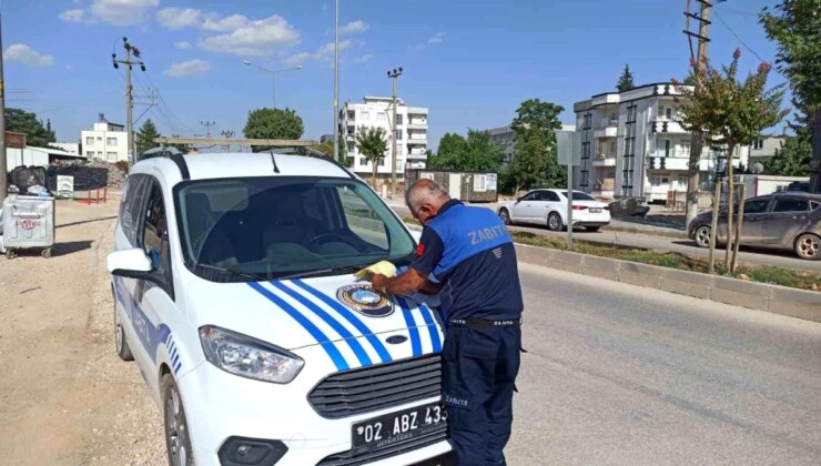 Adıyaman’da Beton Mikserine Cezai İşlem Uygulandı