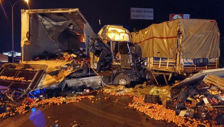 Afyonkarahisar’da Otobüs-Tır Çarpışması: 1’i Ağır, 14 Yaralı