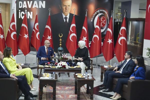 Ak Parti ve DSP Heyetlerinden MHP’ye Ziyaret