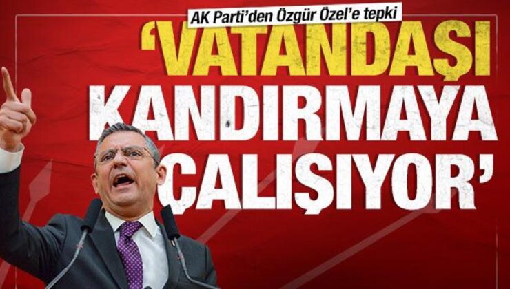 Ak Partili Dağ’dan Özel’e ‘Akraba Atamaları’ Karşılığı: ‘Vatandaşı Kandırmaya Çalışıyor’