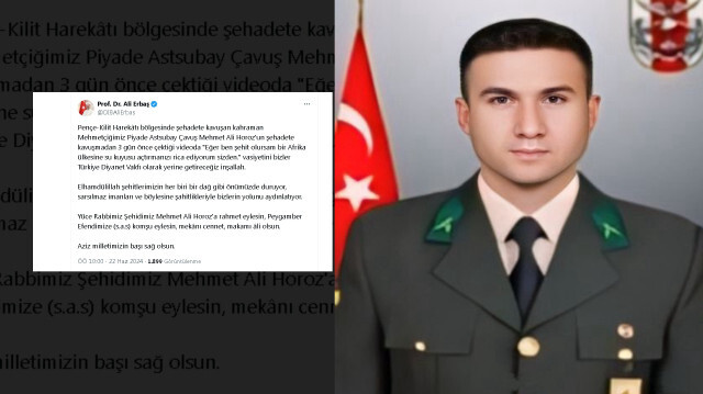 Ali Erbaş Açıkladı: Şehit Astsubayın Su Kuyusu Vasiyetini Tdv Yerine Getirecek