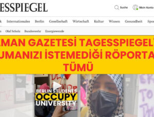 Alman Gazetesi Red Media’dan Söyleşi Talep Etti Yayınlamayı Reddetti