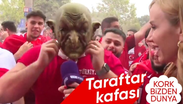 Almanya’da Goblin Maskeli Türk Taraftarı