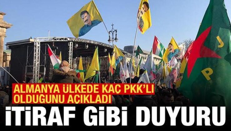 Almanya’dan İtiraf Gibi Duyuru: Ülkelerinde Kaç Pkk’lı Olduğunu Açıkladılar