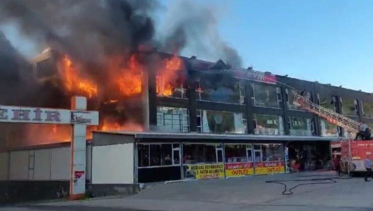 Amasya’da Avm Yangını