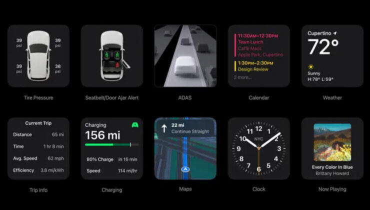 Apple Yeni Nesil Carplay’i Tanıttı: Yeni Carplay İşte Böyle Görünecek