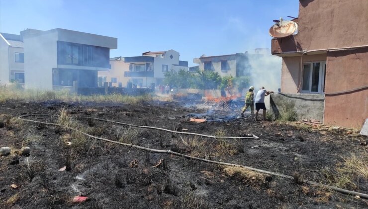 Balıkesir Burhaniye’de Yangın Çıktı