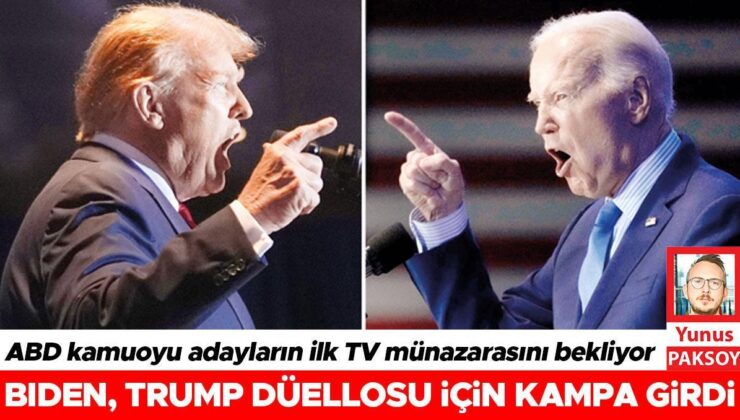 Biden, Trump Düellosu İçin Kampa Girdi