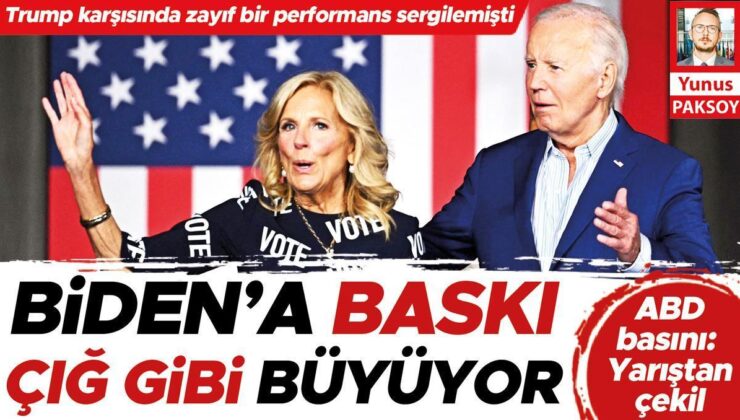 Biden’a Baskı Çığ Gibi Büyüyor… ABD Basını: Yarıştan Çekil