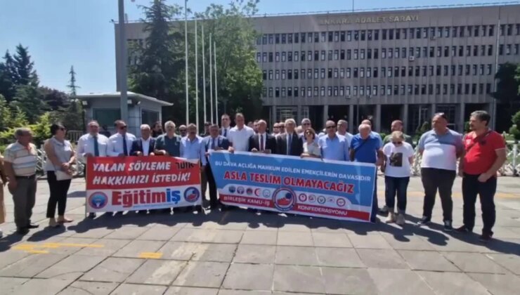 Birleşik Kamu-İş Konfederasyonu, TÜİK’in Bilgilerine Karşı Yapılan Protestoyla İlgili Basın Açıklaması Yaptı