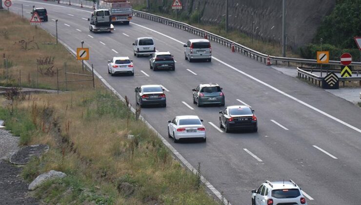 Bolu Dağı Tüneli Geçişinde Trafik Yoğunluğu Yok