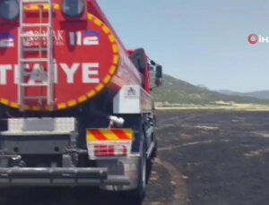 Burdur’da Balya Makinesinden Çıkan Yangında 9 Dekar Arazi Kül Oldu