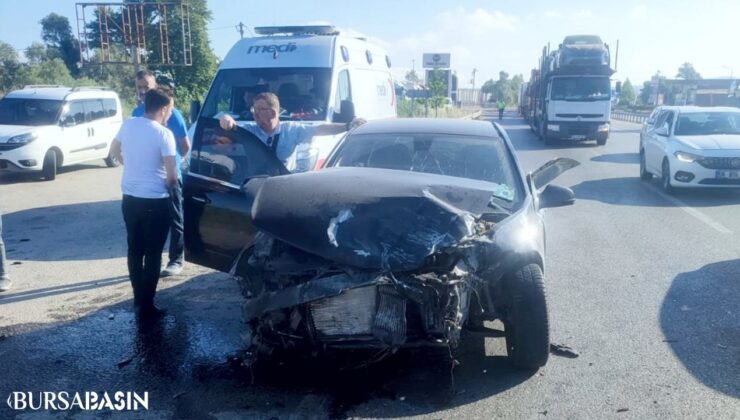 Bursa-Balıkesir Karayolunda Kaza: 5 Yaralı