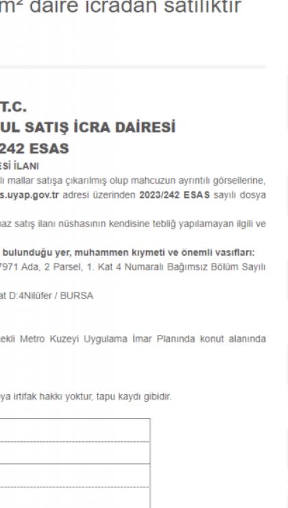 bursa niluferde borcunu odeyemeyen vatandasin evi satiliga cikarildi 0 n42OtQDU