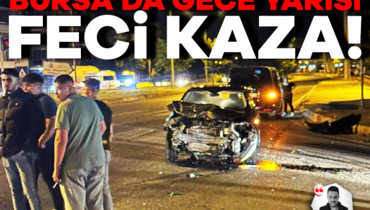 Bursa Organgazi’de Gece Yarısı Feci Kaza!