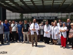 Bursa Şehir Hastanesi Doktorlarından İsrail’e Tepki