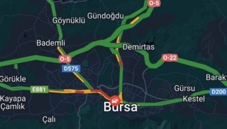 Bursa Trafiği Eski Haline Döndü! Acemler Kilitlendi