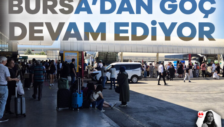 Bursa’da Bayramın İlk Günü Terminal Yoğunluğu