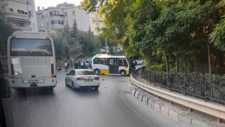 Bursa’da Kaza Yapan Minibüs Şoförü Yaralandı