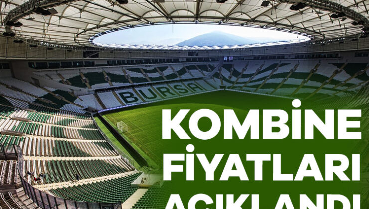 Bursaspor Kombine Fiyatlarını Açıkladı