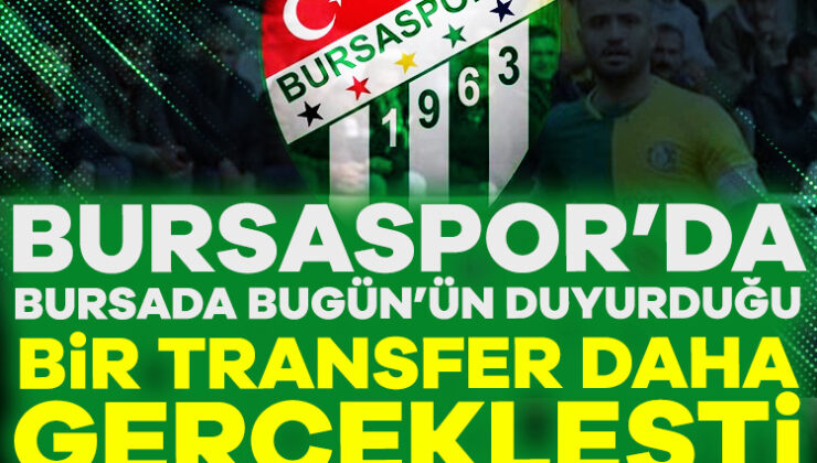 Bursaspor Mehmet Yiğit’i Açıkladı