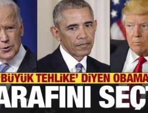 ‘Büyük Tehlike’ Diyen Obama, Biden ve Trump Arasında Tarafını Belli Etti