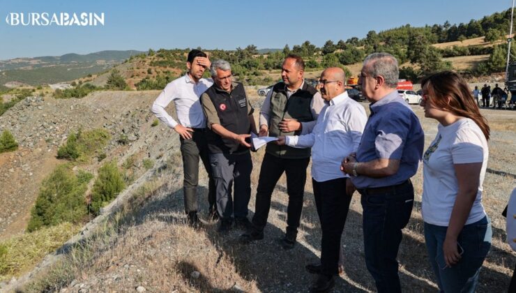 Büyükorhan’da Orman Yangınında Vali Demirtaş İncelemelerde