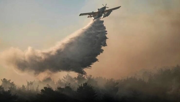 Çanakkale Eceabat’ta Dünden Beri Devam Eden Orman Yangını Kontrol Altında