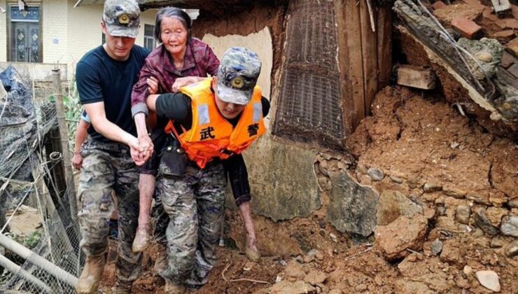 Çin’in Güneyinde Şiddetli Yağışın Yol Açtığı Sellerde Ölenlerin Sayısı 47’ye Çıktı