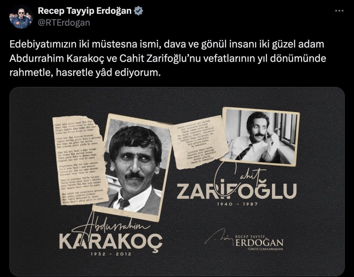 cumhurbaskani erdogan abdurrahim karakoc ve cahit zarifoglunu andi 1 1Kg7Me74