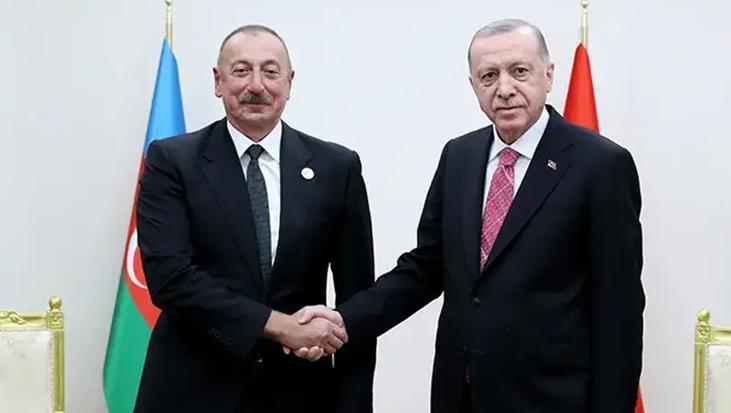 Cumhurbaşkanı Erdoğan, Aliyev ile Görüştü