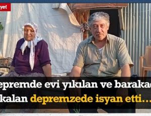 Depremde Evi Yıkılan ve Barakada Kalan Depremzede: 3 Bin 500 Lira Gelir ile Nasıl Ev Yapayım?