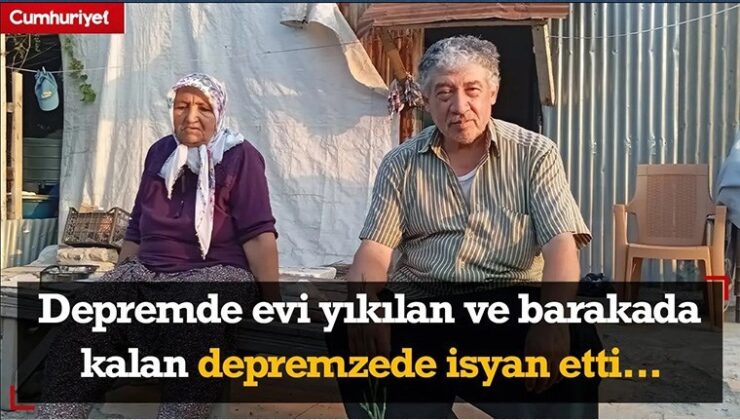 Depremde Evi Yıkılan ve Barakada Kalan Depremzede: 3 Bin 500 Lira Gelir ile Nasıl Ev Yapayım?