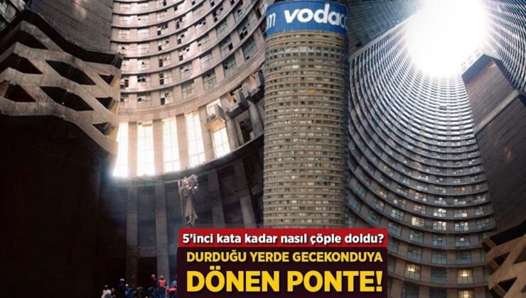 Durduğu Yerde Gecekonduya Dönüşen Ponte! 5’inci Kata Kadar İçi Nasıl Çöple Doldu?