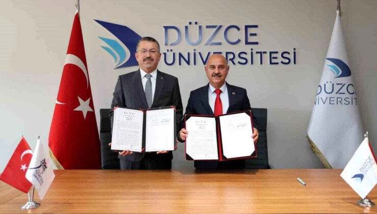 Düzce Üniversitesi, Karabük Üniversitesi ile İş Birliği Protokolleri İmzaladı