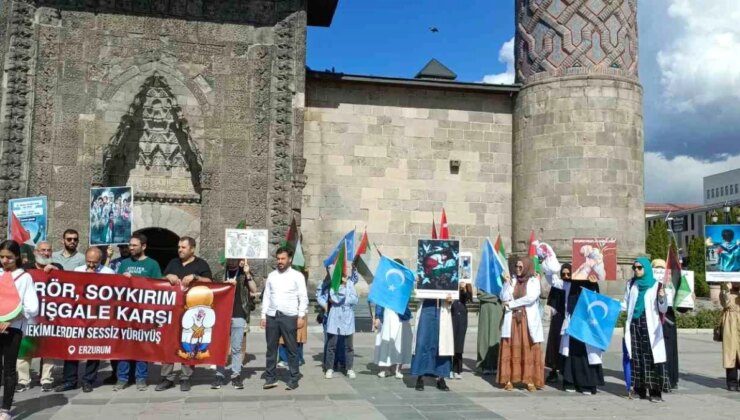 Erzurum’da İsrail’in Gazze’ye Ataklarını Protesto Eden Sağlıkçılar 32 Haftadır Sessiz Yürüyüş Yapıyor