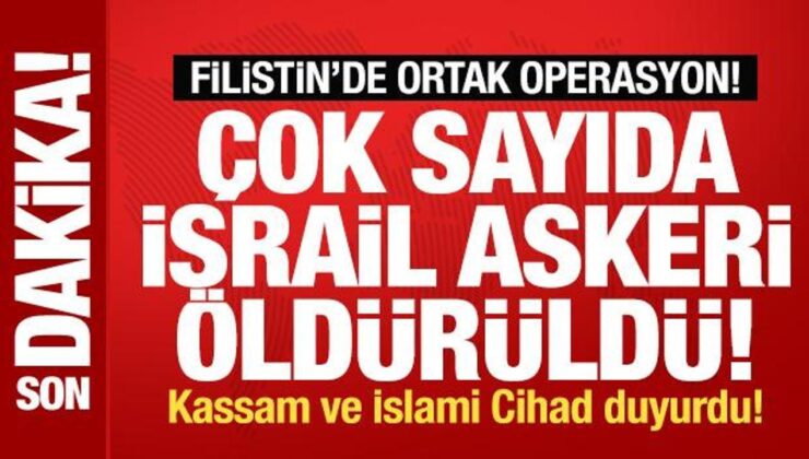 Filistin Direniş Kümeleri Son Dakika Duyurdu: Çok Sayıda İsrail Askeri Öldürüldü…