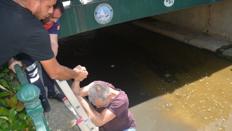 Gözlüğü Elinden Kaydı Tutmak İsterken Köprüden Düştü