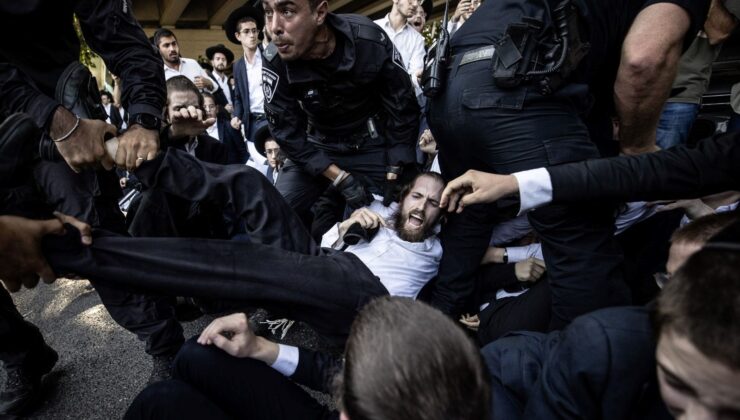 Haredilerden İsrail’de Zorunlu Askerlik Protestosu: Polis Sert Müdahale Etti