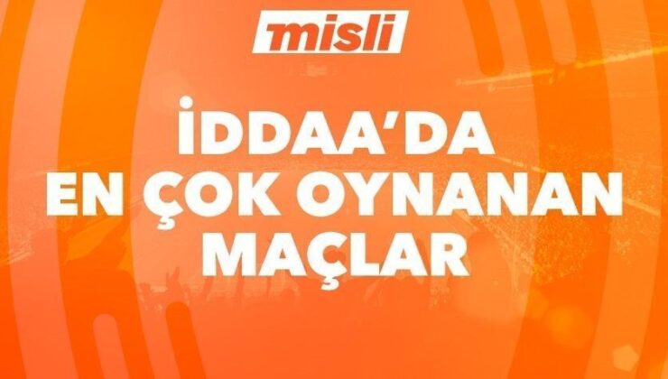 İddaa’da Günün En Çok Oynanan Maçları