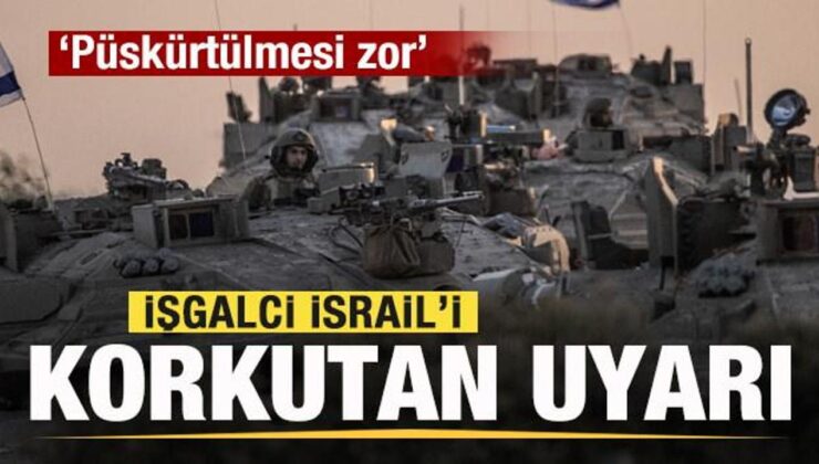 İşgalci İsrail’i Korkutan Saldırı Uyarısı: Püskürtülmesi Zor