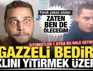 İşgalci İsrail’in Azabı Gazzeli Bedir’in Gözlerine Yansıdı: Zati Ben de Öleceğim