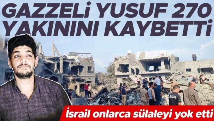 İsrail Onlarca Sülaleyi Yok Etti… Gazzeli Yusuf 270 Yakınını Kaybetti