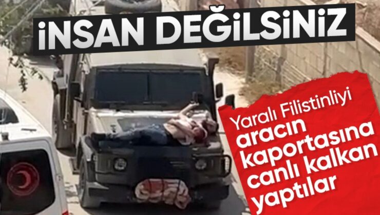 İsrail Ordusu Gazze’de Yaralı Bir Vatandaşı Kalkan Olarak Kullandı